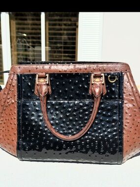 BRAHMIN PAPAYA ABBOT ARDEN SATCHEL